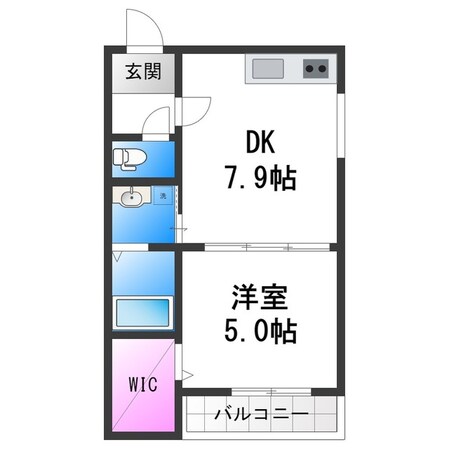 フジパレス沢ノ町駅南の物件間取画像